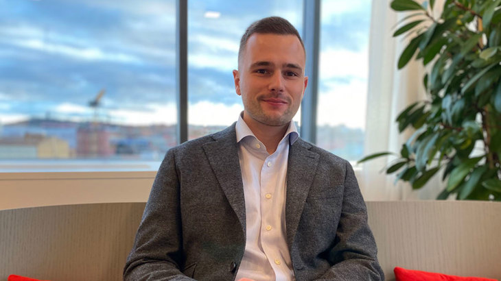 Från praktikvecka till anställd – Aleksandar Bajics väg till Vinge