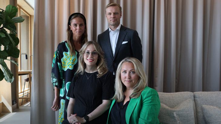 Fyra nya delägare och en ny counsel till Vinge i Stockholm