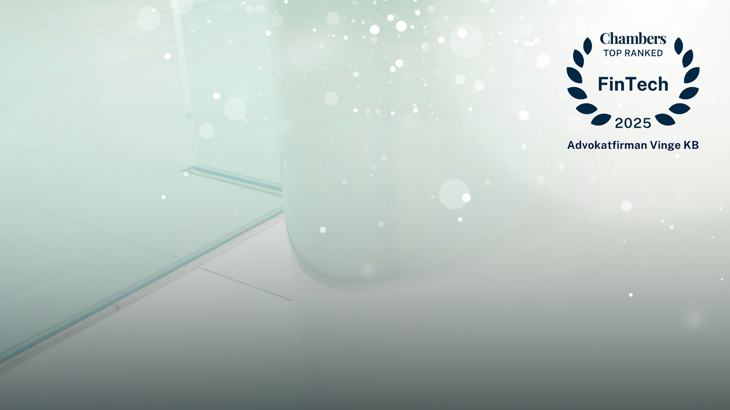 Vinge top ranked in Chambers & Partners FinTech Guide