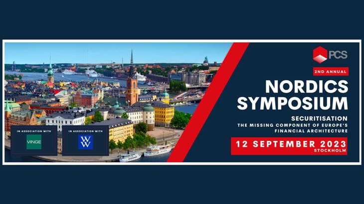 Welcome to PCS Nordics Symposium on Securitisation on 12 September 2023