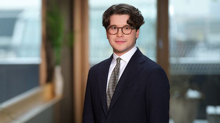 Ian Linde, Associate: ”Rotationen ger en bra inblick i Vinges fullserviceerbjudande”