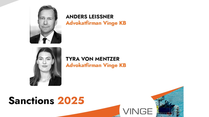 Vinges experter skriver om sanktioner i 2025 års upplaga av International Comparative Legal Guide