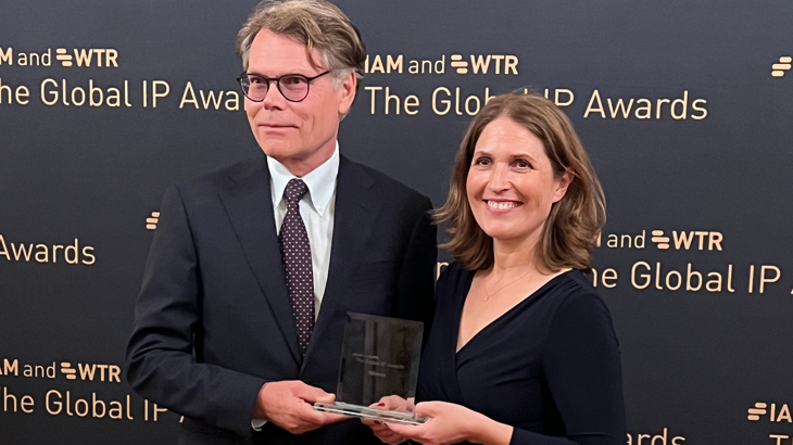 Vinge wins prestigious IP award