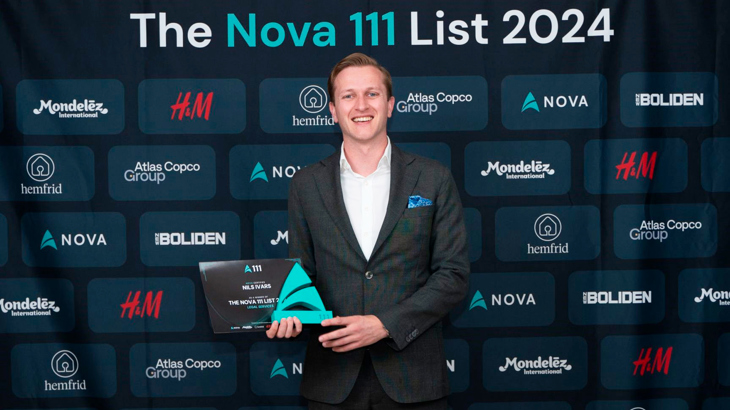 Nils Ivars vinner Jury's Choice-priset på Årets Nova 111-lista  