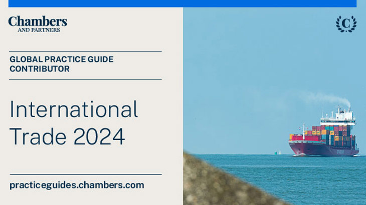 Vinge employees contribute chapter on International Trade in Chambers Global Practice Guide