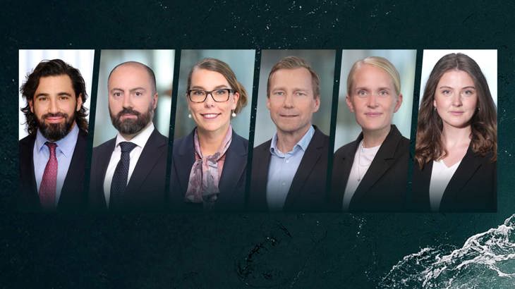 Vingemedarbetare bakom avsnittet om Sjörätt i Chambers Global Practice Guide 2025