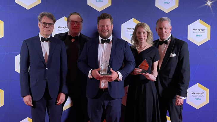 Vinge wins two awards at the Managing IP EMEA Awards 2025